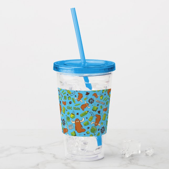 Verre En Acrylique M. Orlando Motif (Devant glace)