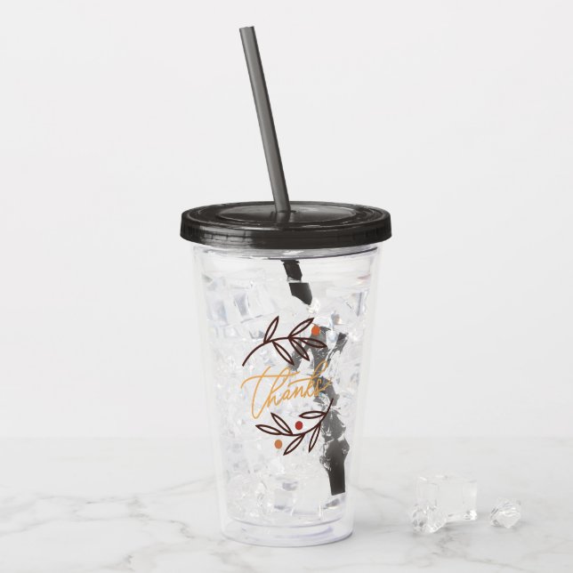 Verre En Acrylique Merci beaucoup Berry (Devant glace)