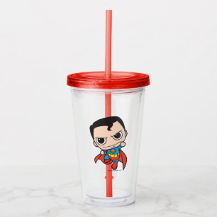 Verre En Acrylique Mini Superman Flying