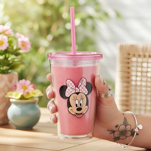 Verre En Acrylique Minnie Tumbler Acrylique (Créateur téléchargé)