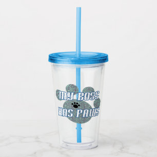 Verre En Acrylique Mon Patron A Des Poussières Acrylique Tumbler