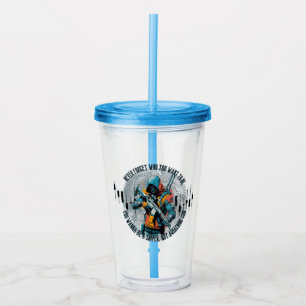 Verre En Acrylique Motivation Commerciale Tireur d'élite Cyberpunk
