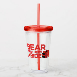 Verre En Acrylique Nous Ours nu - Ours Frères Abide