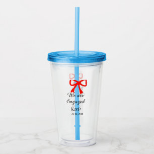 Verre En Acrylique Nous sommes engagés ajouter nom lettre rouge arc t