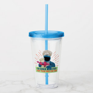 Verre En Acrylique Oh Cookie Monster ! J'Ai Compris Ça Bien Pour Toi