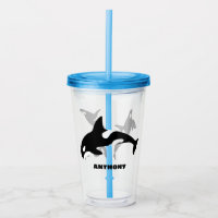 Orcas Killer Whales Personnalisé Voyage Coupe