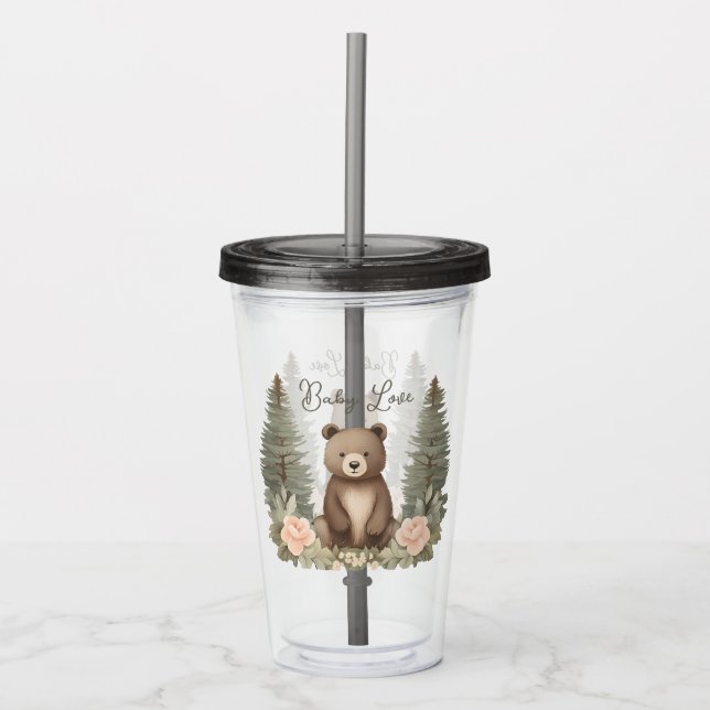 Verre En Acrylique Ours forestier (Devant)