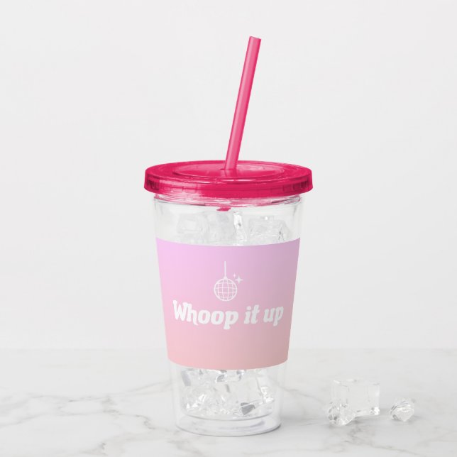 Verre En Acrylique Ouvre-le Tumbler (Dos glace)