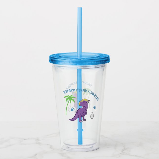 Verre En Acrylique Pachycéphalosaure mûre (Devant)