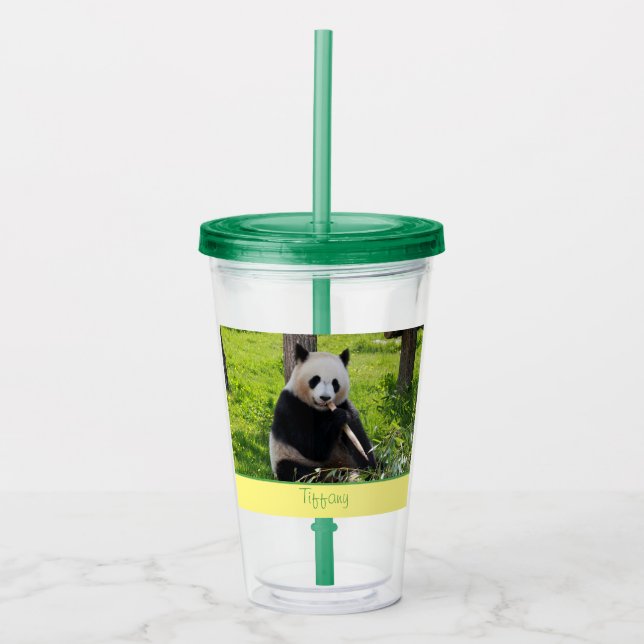 Verre En Acrylique Panda Cutie (Devant)