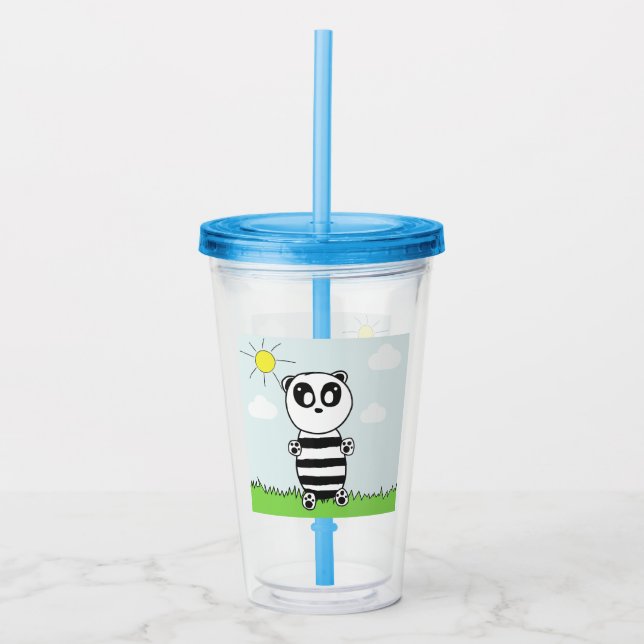 Verre En Acrylique Panda Kids (Devant)