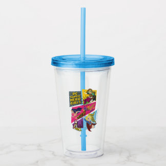 Verre En Acrylique Panneaux d'action pour filles Super Hero DC