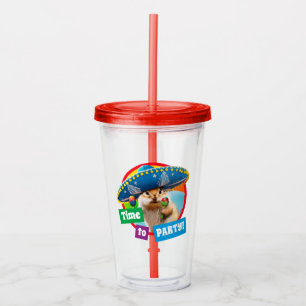 Verre En Acrylique Parti Chipmunk De Sombrero