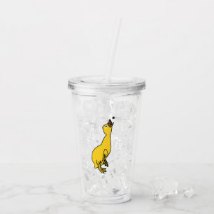 Verre En Acrylique Paruline acrylique pour canard jaune