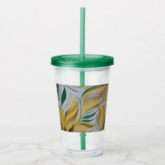 Verre En Acrylique Paruline florale