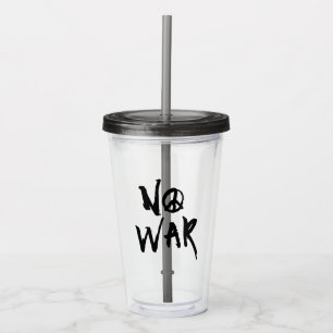 Verre En Acrylique Pas de guerre