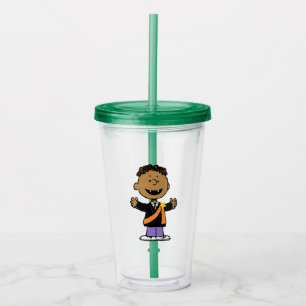 Verre En Acrylique Peanuts   Franklin Halloween Vampire