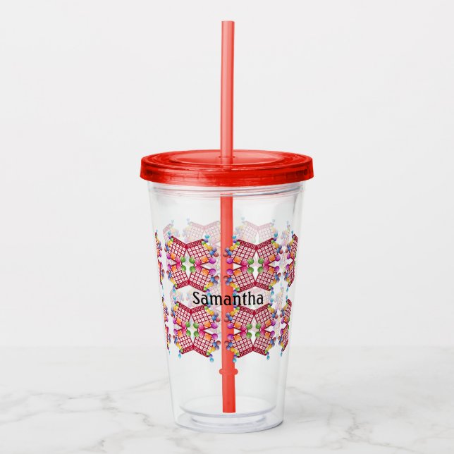 Verre En Acrylique Personalized Bingo Tumbler (Devant)