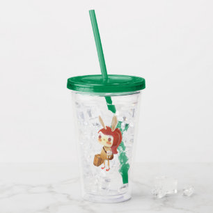 Verre En Acrylique Petite fille perdue dans la forêt
