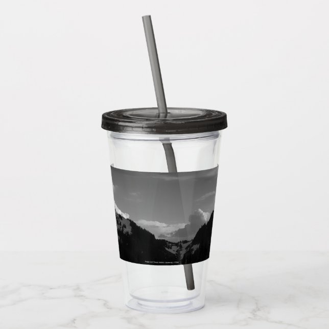 Verre En Acrylique Pics et nuages (Gauche)