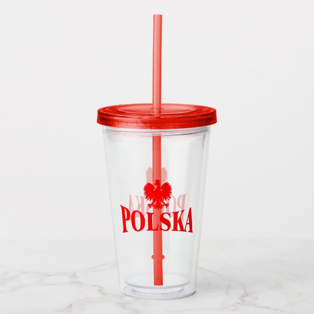 Verre En Acrylique Polska Aigle Tumbler (Devant)