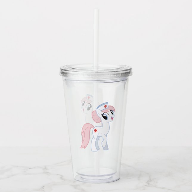 Verre En Acrylique Poney (Devant)
