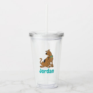 Verre En Acrylique Pose Scooby-Doo Bashful