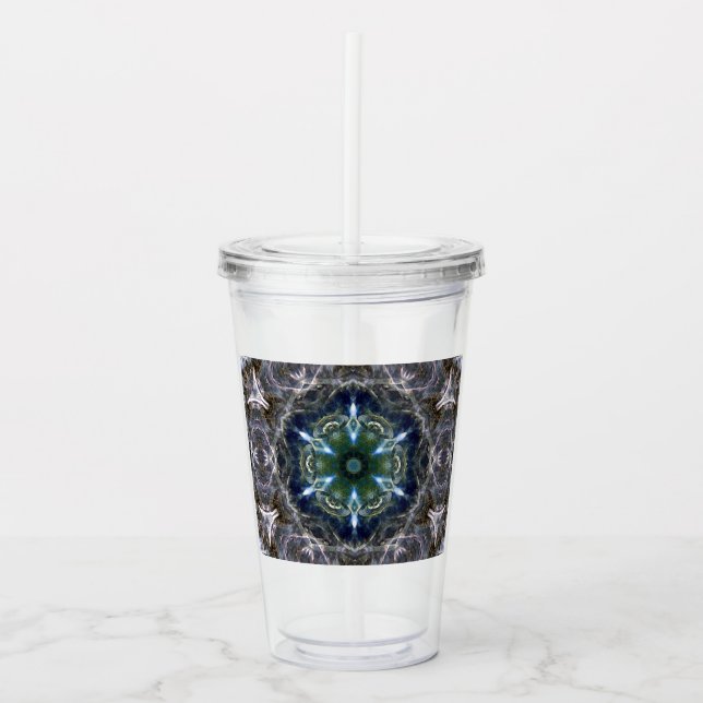 Verre En Acrylique Poussette acrylique folk Mandala (Devant)