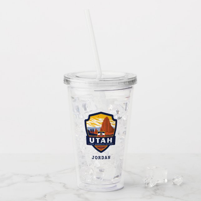 Verre En Acrylique Prix d'État | Utah (Devant glace)