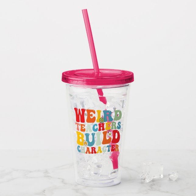 Verre En Acrylique Prof bizarre construit le caractère professeur gro (Devant glace)