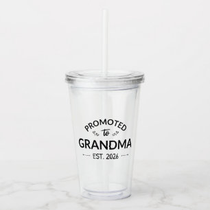 Verre En Acrylique Promu À Grand-Mère Est. 2026 II