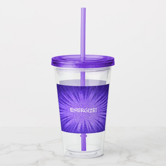 Verre En Acrylique Purple Burst ! (Devant)
