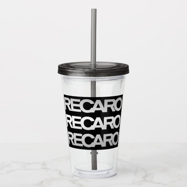 VERRE EN ACRYLIQUE RECARRO TUMBLER (Devant)