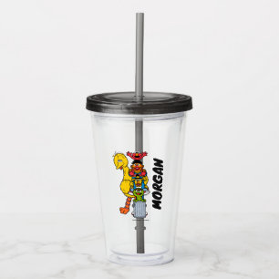 Verre En Acrylique Rue Sésame Ajouter Votre Nom