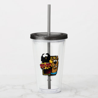 Verre En Acrylique Ruh-Roh Scooby-Doo et un fantôme