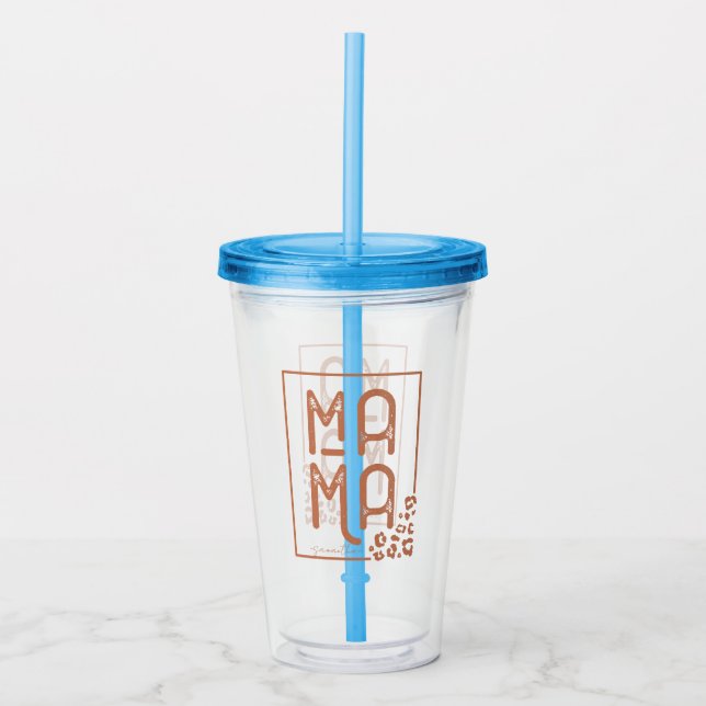 Verre En Acrylique Russe Boho Mama (Devant)