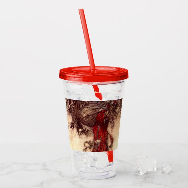 Verre En Acrylique Santa Claus Arthur Rackham (Devant glace)