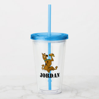 Verre En Acrylique Scooby Doo Avec Pizza Slice