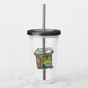 Verre En Acrylique Scooby-Doo "C'est Lit" Mystery Machine Graphic