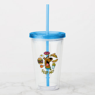 Verre En Acrylique Scooby-Doo Me Nourrit !