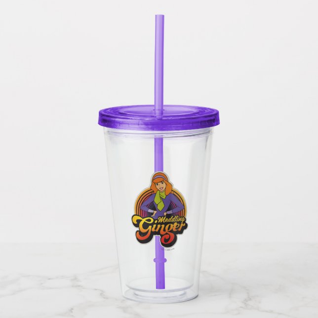 Verre En Acrylique Scooby-Doo | "Meddling Ginger" Daphne (Devant)