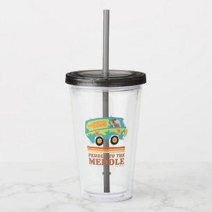 Verre En Acrylique Scooby-Doo Mystery Machine "Peddle to the Meddle"