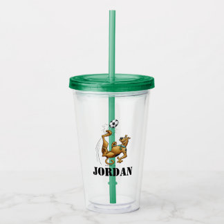 Verre En Acrylique Scooby-Doo Soccer Overhead Kick Airbrush