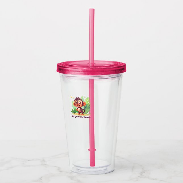 Verre En Acrylique See you soon, Baboon (Devant)