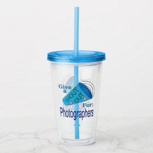 Verre En Acrylique Shout Out pour les photographes
