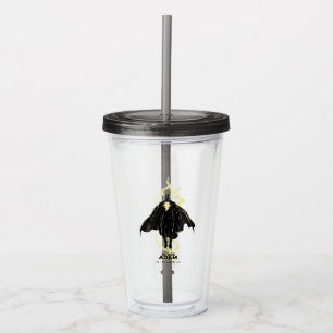 Verre En Acrylique Silhouette noire Adam Lightning