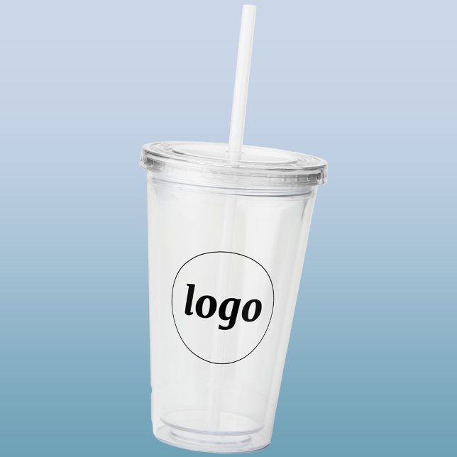 Verre En Acrylique Simple Logo Business Branding Promotional (Simple logo business branding promotional acrylic tumbler)