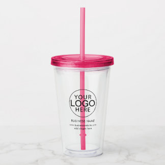 Verre En Acrylique Simple Logo de Société Cadeau Promotionnel d'Entre
