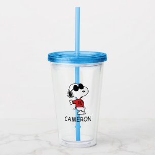 Verre En Acrylique Snoopy "Joe Cool" debout