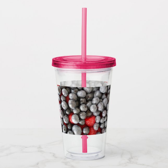 Verre En Acrylique So Berry Lovely - Acrylique Sipper Tumbler (Devant)